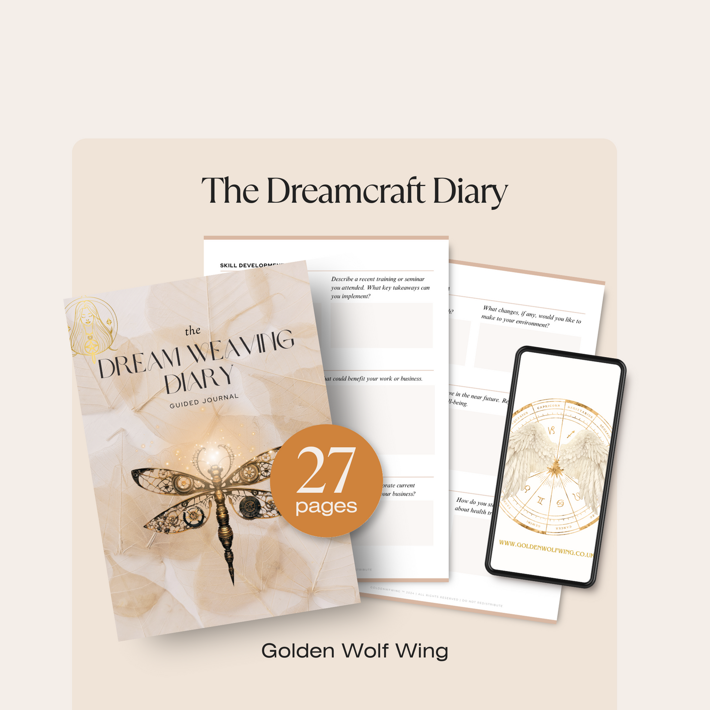 Dreamcraft journal - printed copy